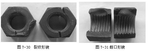 裂紋形貌，斷口形貌