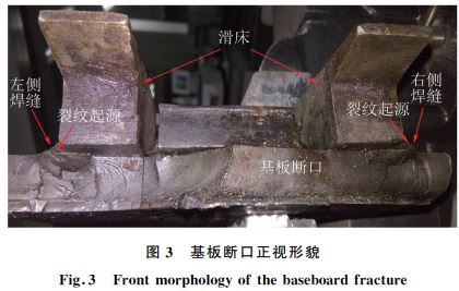 圖３ 基板斷口正視形貌