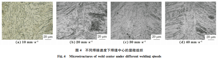 焊接速度對(duì)304不銹鋼電子束焊接頭組織與性能的影響4